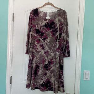 Honeyme midi long sleeve dress.